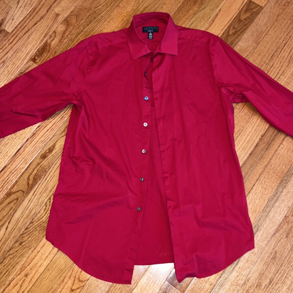 ALFANI LONG SLEEVE BUTTON DOWN - Picture 2 of 7
